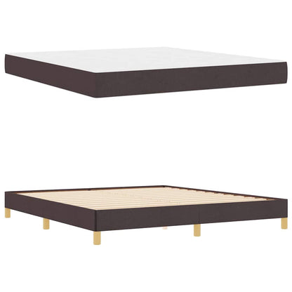 Letto a molle Marrone 180 x 200 cm