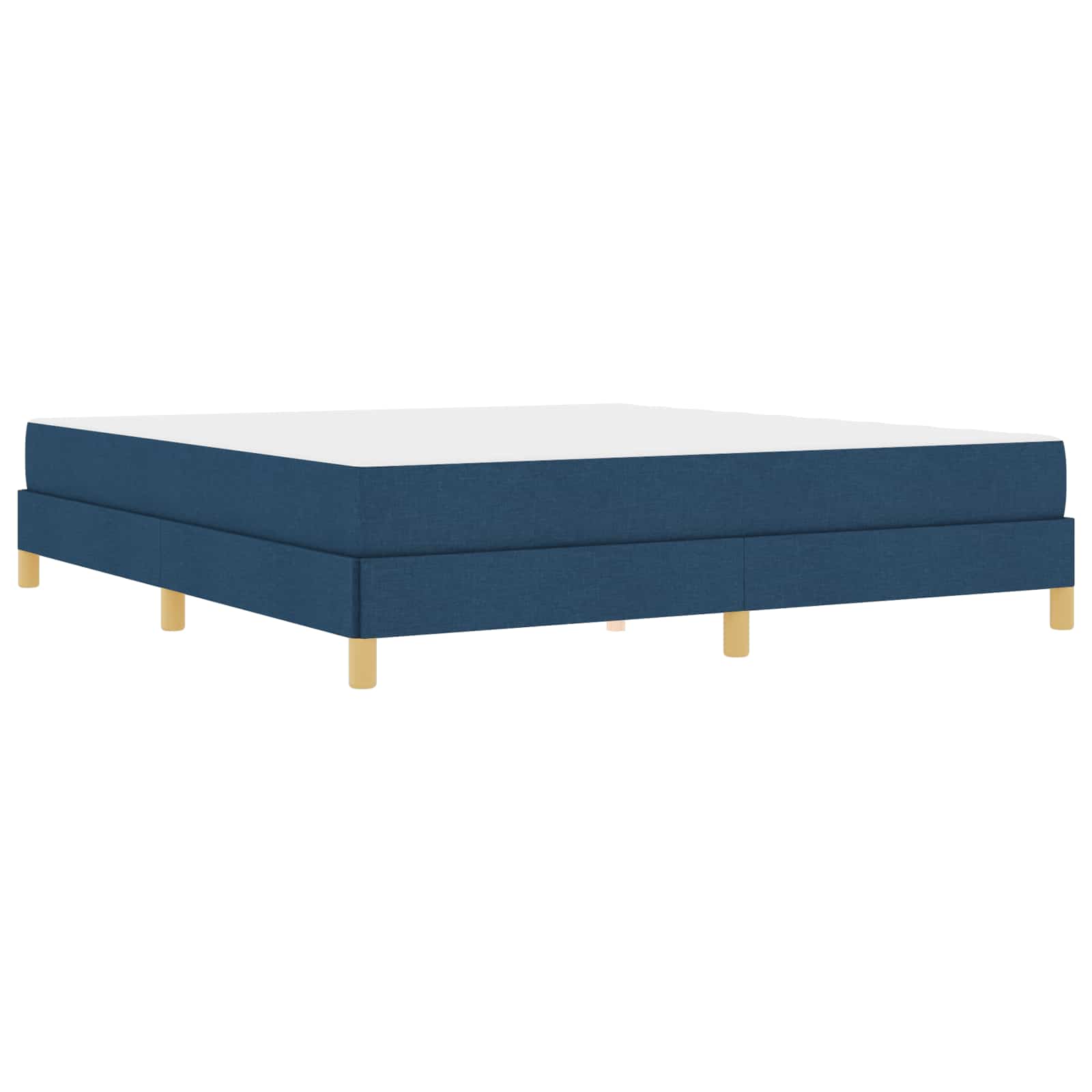 Letto a molle con materasso Blu 180 x 200 cm Tessuto | homemem39