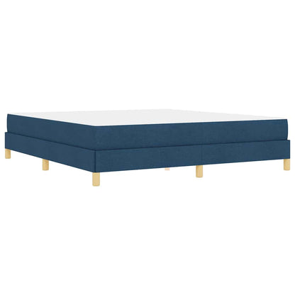 Letto a molle con materasso Blu 180 x 200 cm Tessuto | homemem39