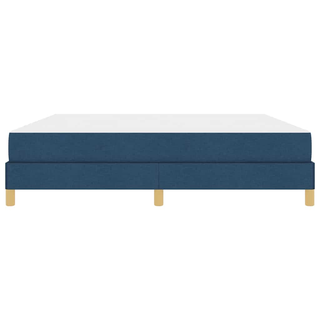 Letto a molle con materasso Blu 180 x 200 cm Tessuto | homemem39