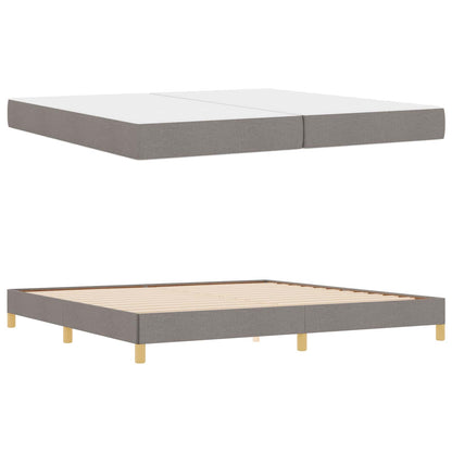 Letto a molle con materasso Talpa 200 x 200 cm Tessuto | homemem39