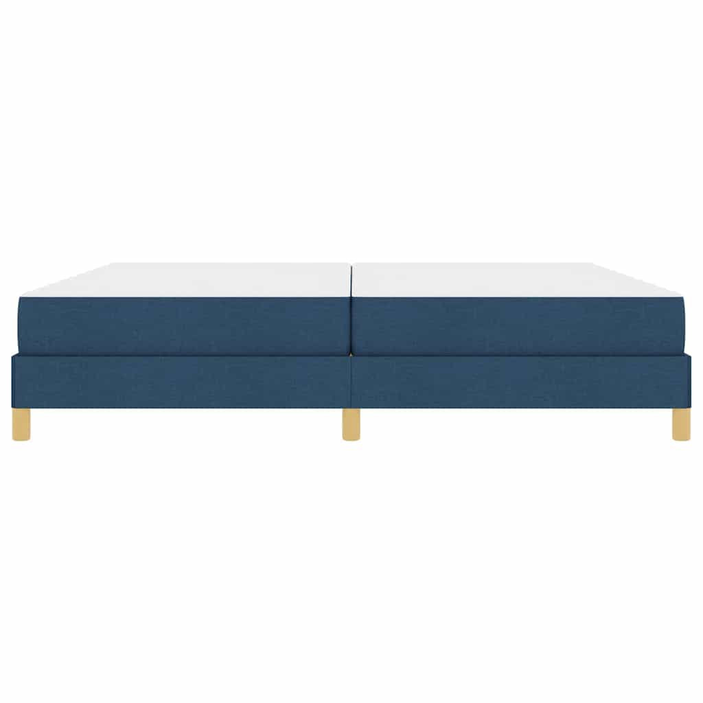 Letto a molle Blu e Marrone 200 x 200 cm