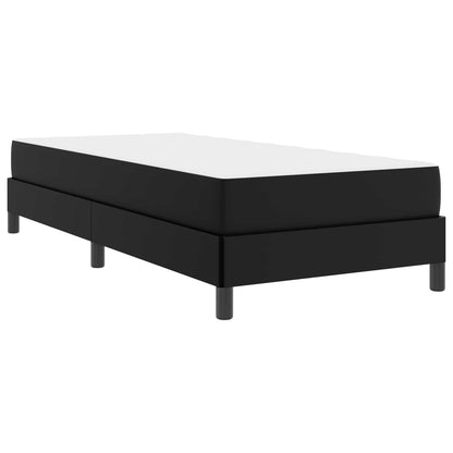 Struttura del letto con materasso Nero 80 x 200 cm Tessuto | homemem39