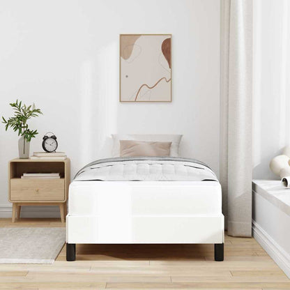 Struttura del letto Bianco Puro 80 x 200 cm Tessuto | homemem39
