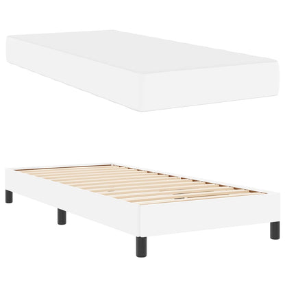 Struttura del letto Bianco Puro 80 x 200 cm Tessuto | homemem39