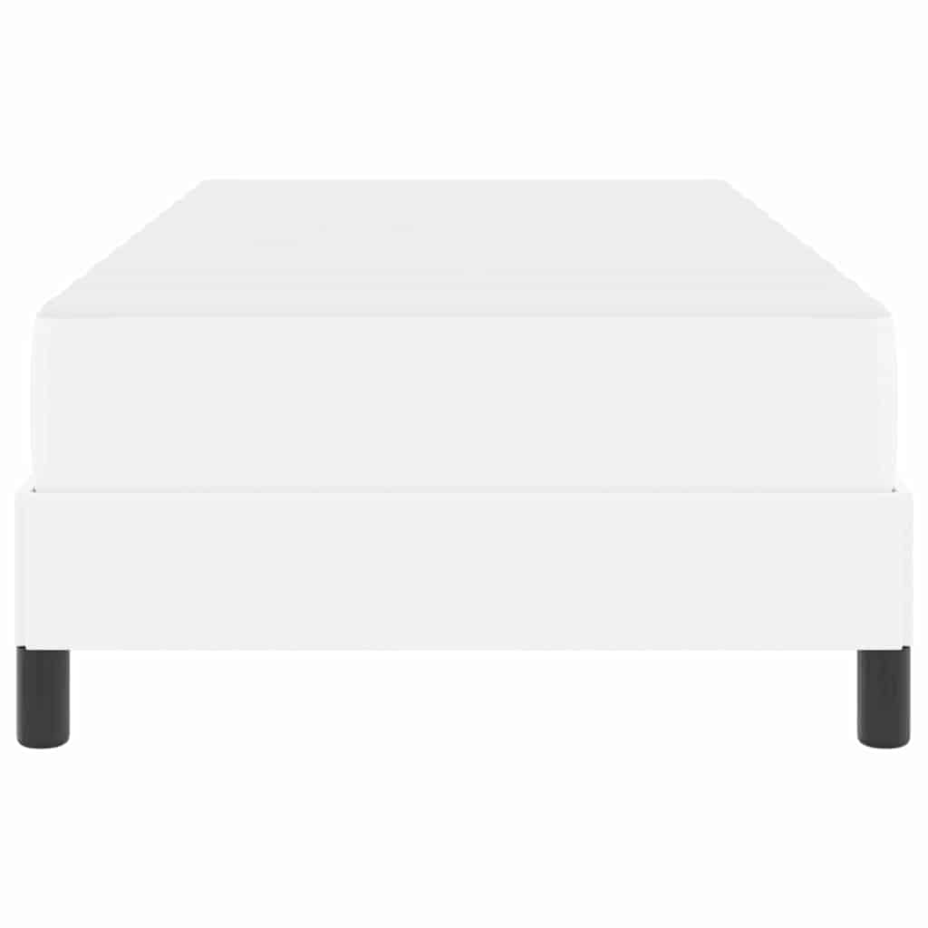 Struttura del letto Bianco Puro 90 x 190 cm Tessuto | homemem39
