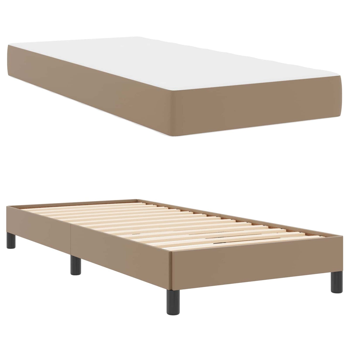 Struttura del letto Cappuccino 90 x 190 cm Tessuto | homemem39