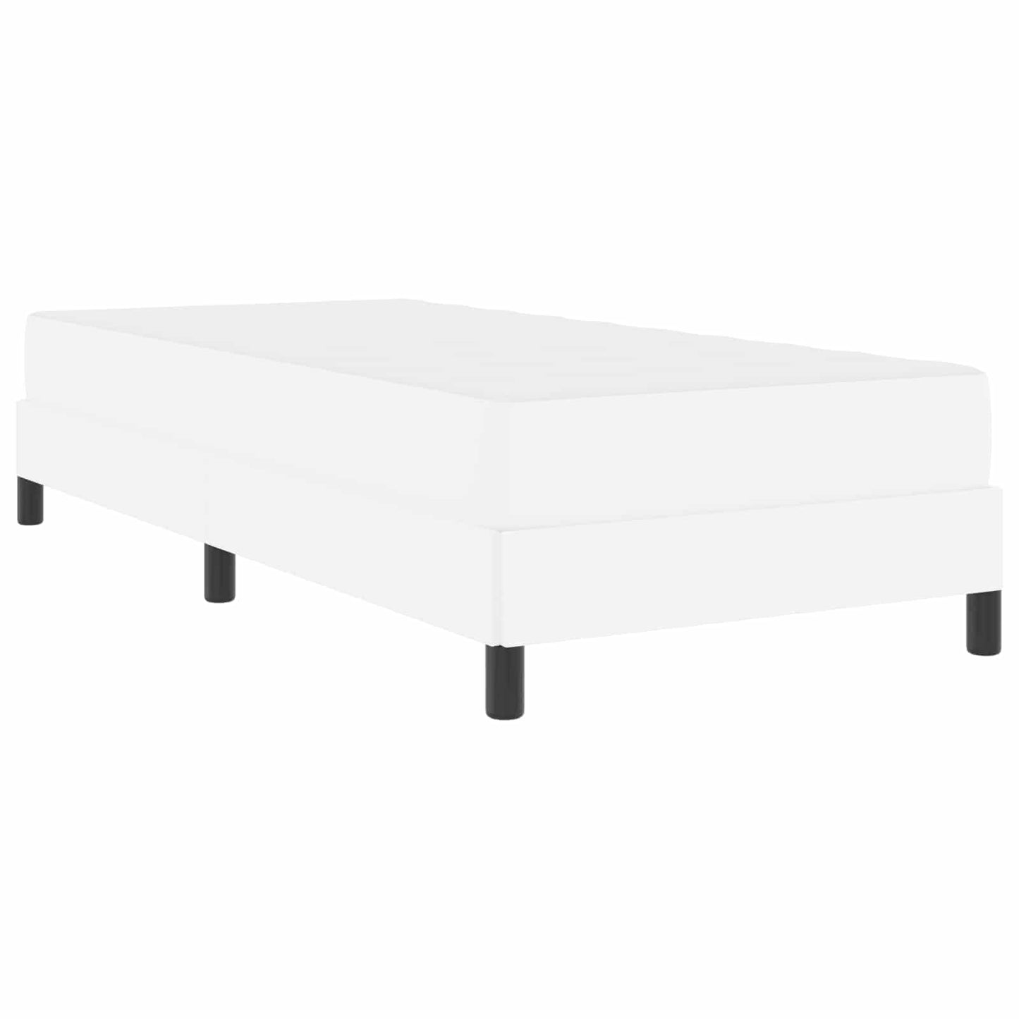Struttura del letto Bianco Puro 90 x 200 cm Tessuto | homemem39