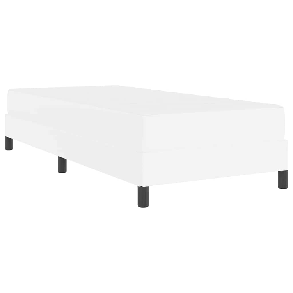 Struttura del letto Bianco Puro 90 x 200 cm Tessuto | homemem39