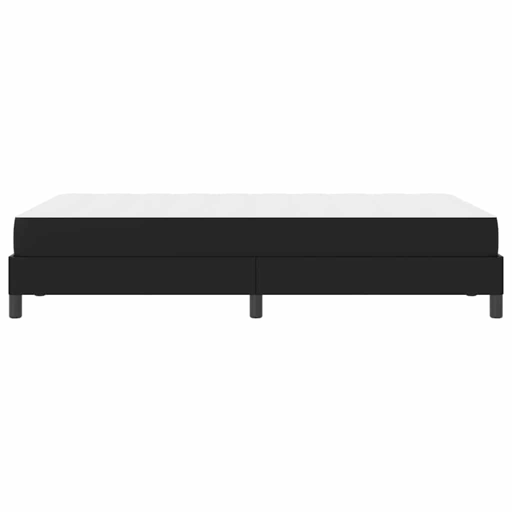 Struttura del letto con materasso Nero 120 x 190 cm Tessuto | homemem39