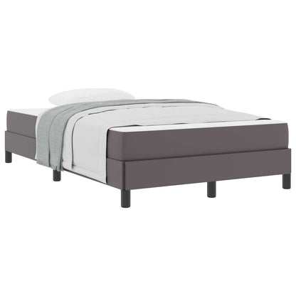 Struttura del letto con materasso Grigio 120 x 190 cm Tessuto | homemem39