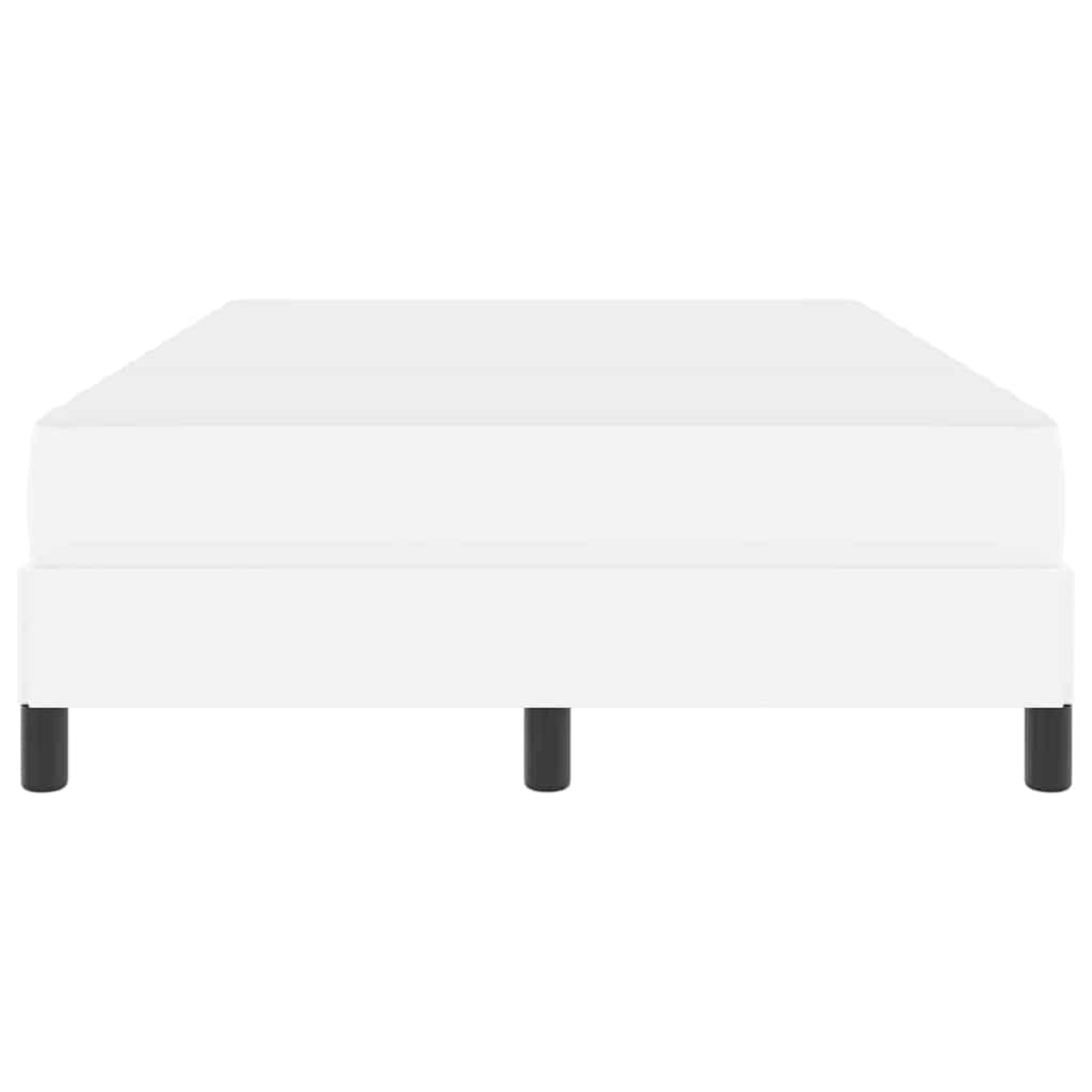 Letto con materasso Bianco Puro 120 x 200 cm Pelle sintetica