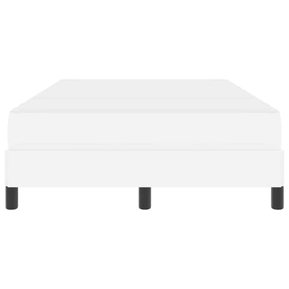 Letto con materasso Bianco Puro 120 x 200 cm Pelle sintetica