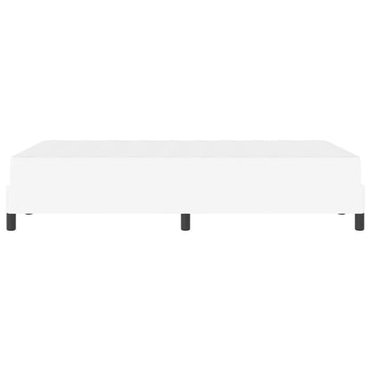 Letto con materasso Bianco Puro 120 x 200 cm Pelle sintetica