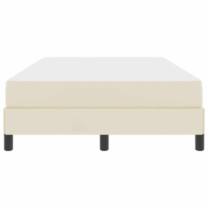 Struttura del letto con materasso Crema 120 x 200 cm Tessuto | homemem39