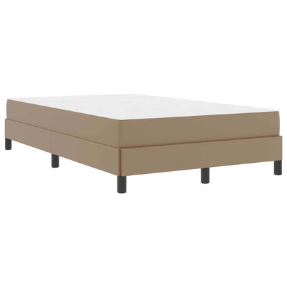 Letto con materasso Cappuccino 120 x 200 cm Pelle sintetica