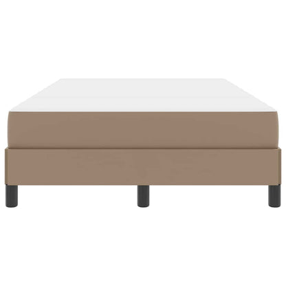 Letto con materasso Cappuccino 120 x 200 cm Pelle sintetica