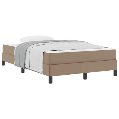 Letto con materasso Cappuccino 120 x 200 cm Pelle sintetica
