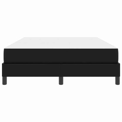 Struttura del letto con materasso Nero 140 x 190 cm Tessuto | homemem39