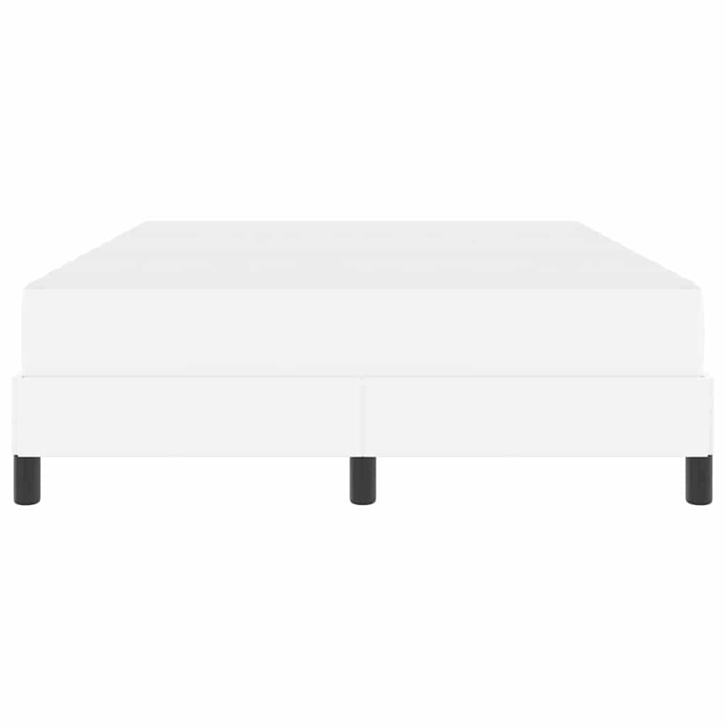 Struttura del letto Bianco Puro 140 x 190 cm Tessuto | homemem39