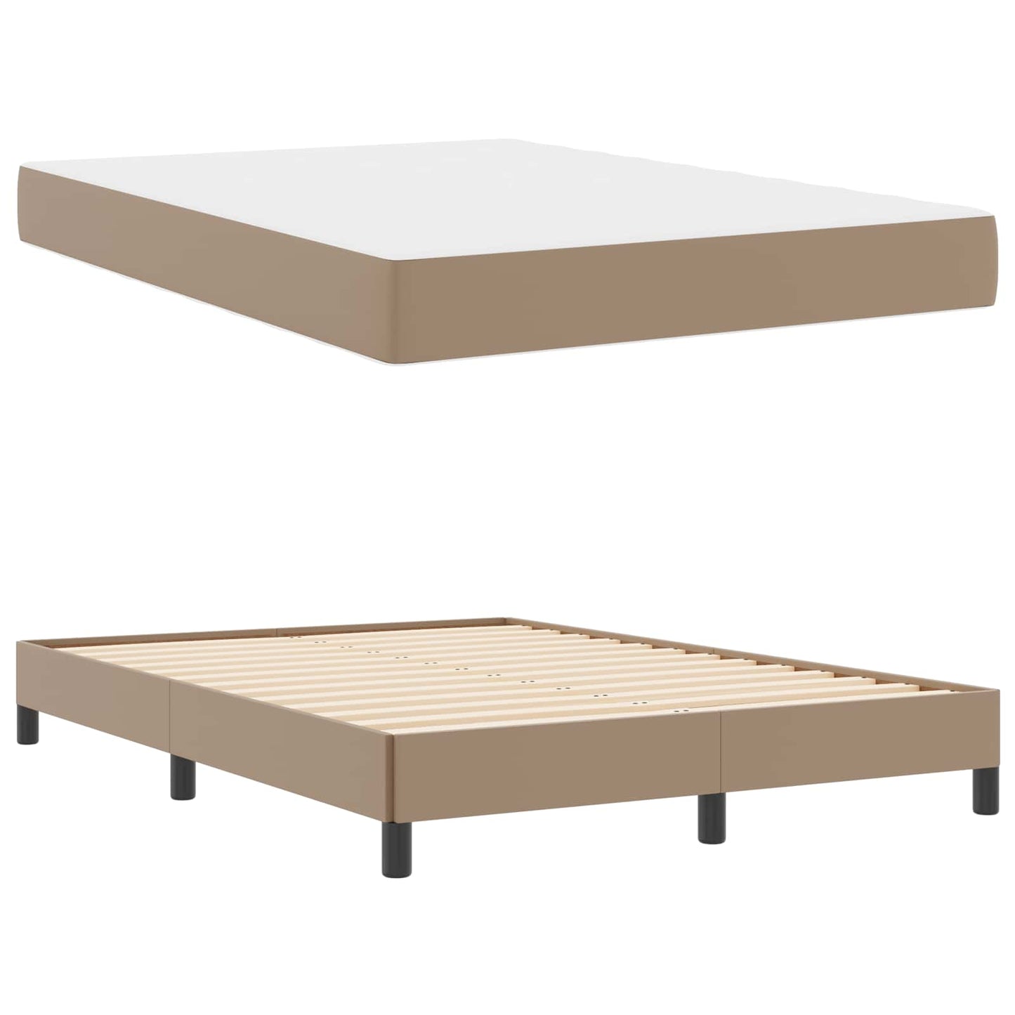 Struttura del letto Cappuccino 140 x 190 cm Tessuto | homemem39