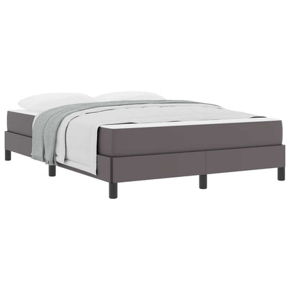 Struttura del letto con materasso Grigio 140 x 200 cm Tessuto | homemem39