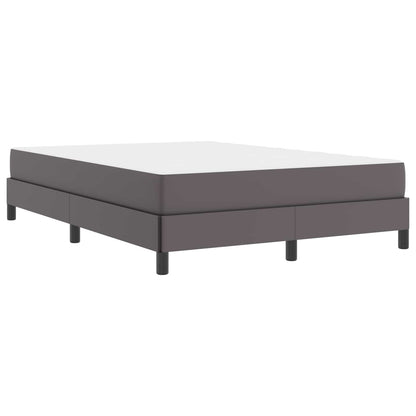 Struttura del letto con materasso Grigio 140 x 200 cm Tessuto | homemem39