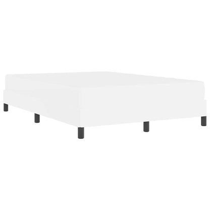 Letto con materasso Bianco Puro 160 x 200 cm Pelle sintetica