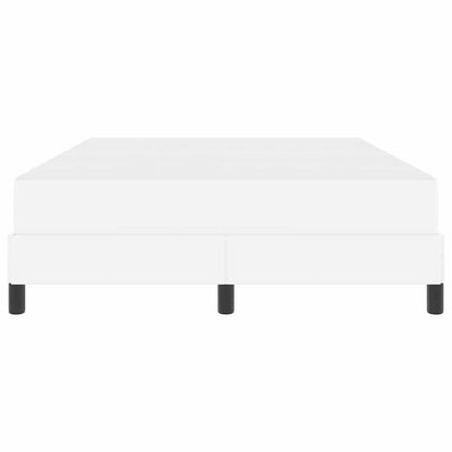 Letto con materasso Bianco Puro 160 x 200 cm Pelle sintetica