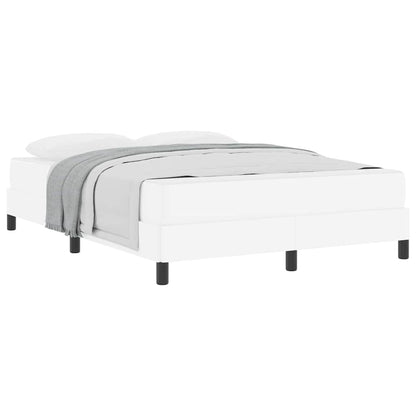 Letto con materasso Bianco Puro 160 x 200 cm Pelle sintetica