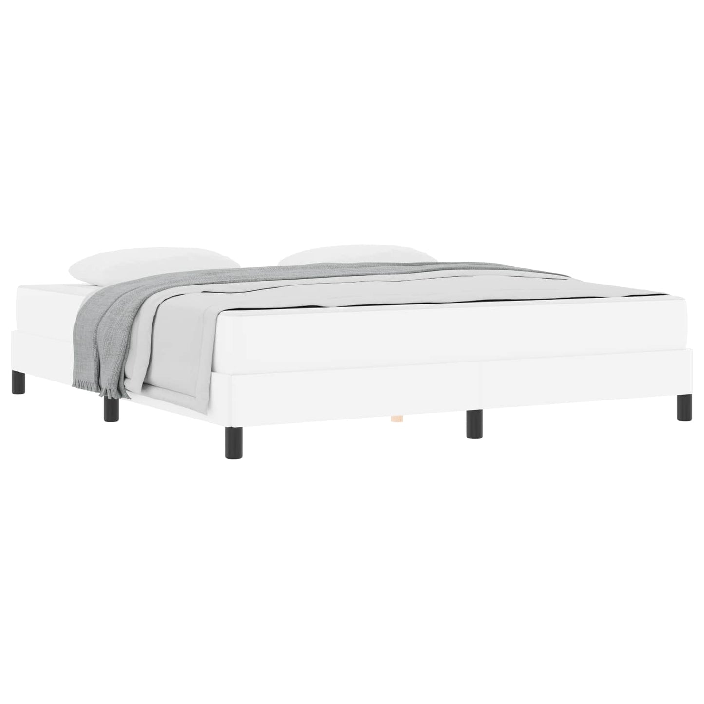 Struttura del letto Bianco Puro 180 x 200 cm Tessuto | homemem39