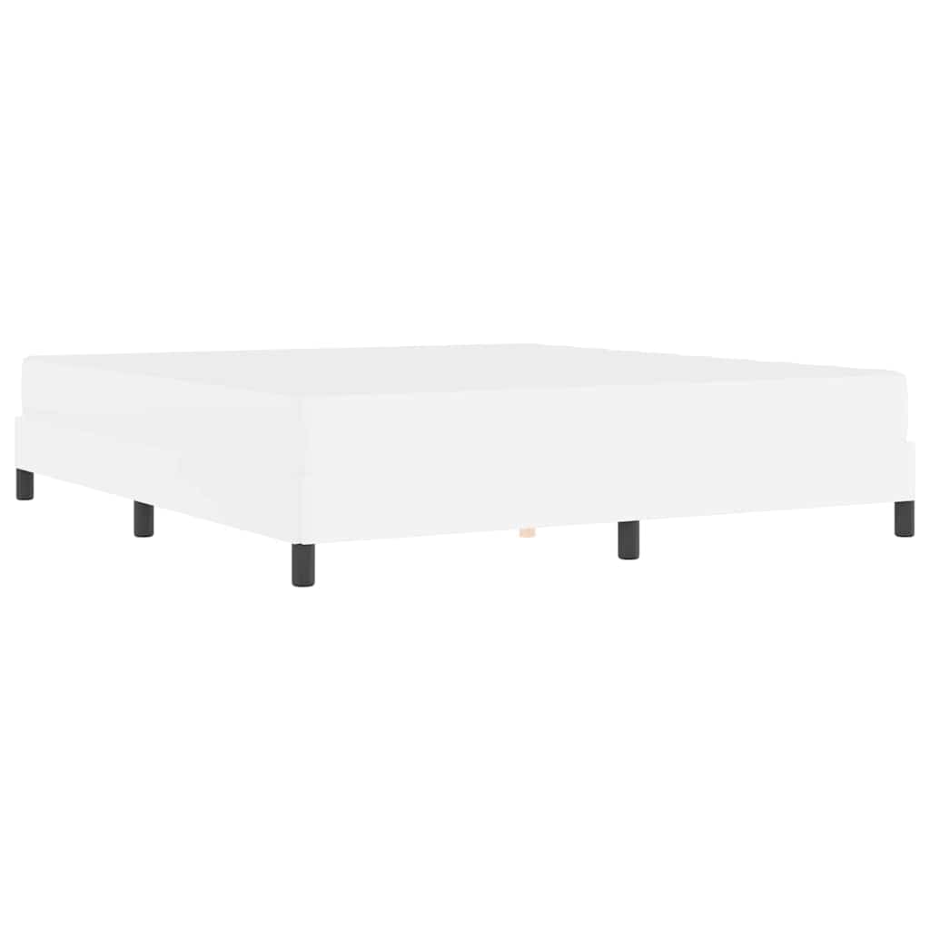 Struttura del letto Bianco Puro 180 x 200 cm Tessuto | homemem39