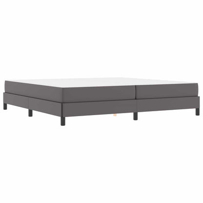 Struttura del letto con materasso Grigio 200 x 200 cm Tessuto | homemem39