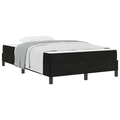 Letto a molle con materasso Nero 120 x 190 cm Tessuto | homemem39