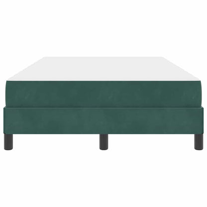 Letto box spring con materasso Verde Scuro 120 x 190 cm Velluto - homemem39