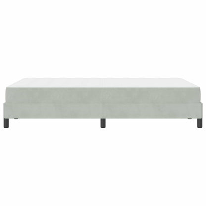Letto a molle con materasso Grigio chiaro 120 x 200 cm Tessuto | homemem39