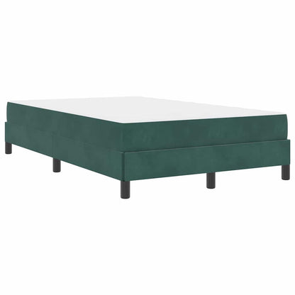Letto box spring con materasso Verde Scuro 120 x 200 cm Velluto - homemem39