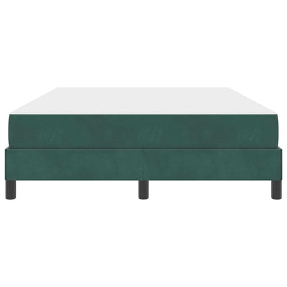 Letto box spring con materasso Verde Scuro 160 x 200 cm Velluto - homemem39