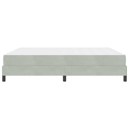 Letto box spring con materasso Grigio chiaro 180 x 200 cm - homemem39