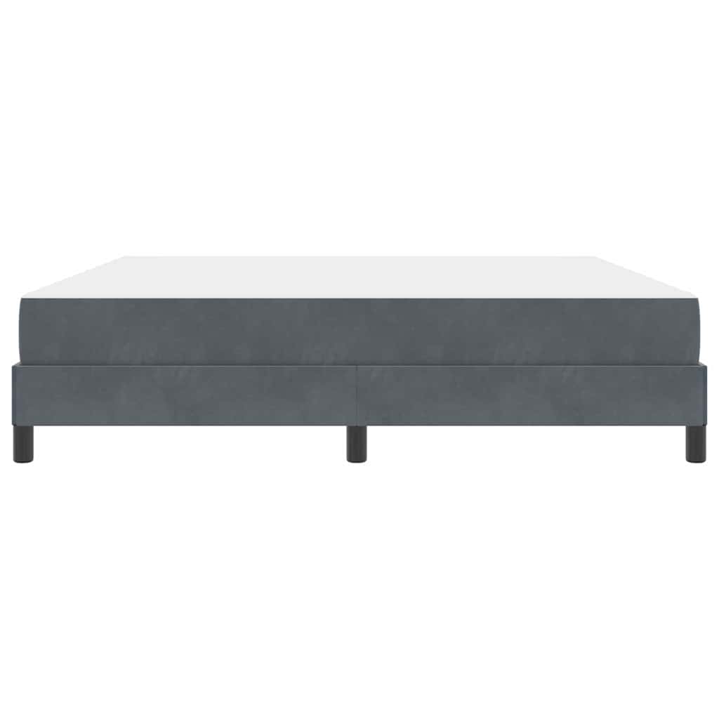 Letto box spring con materasso Grigio scuro 180 x 200 cm - homemem39