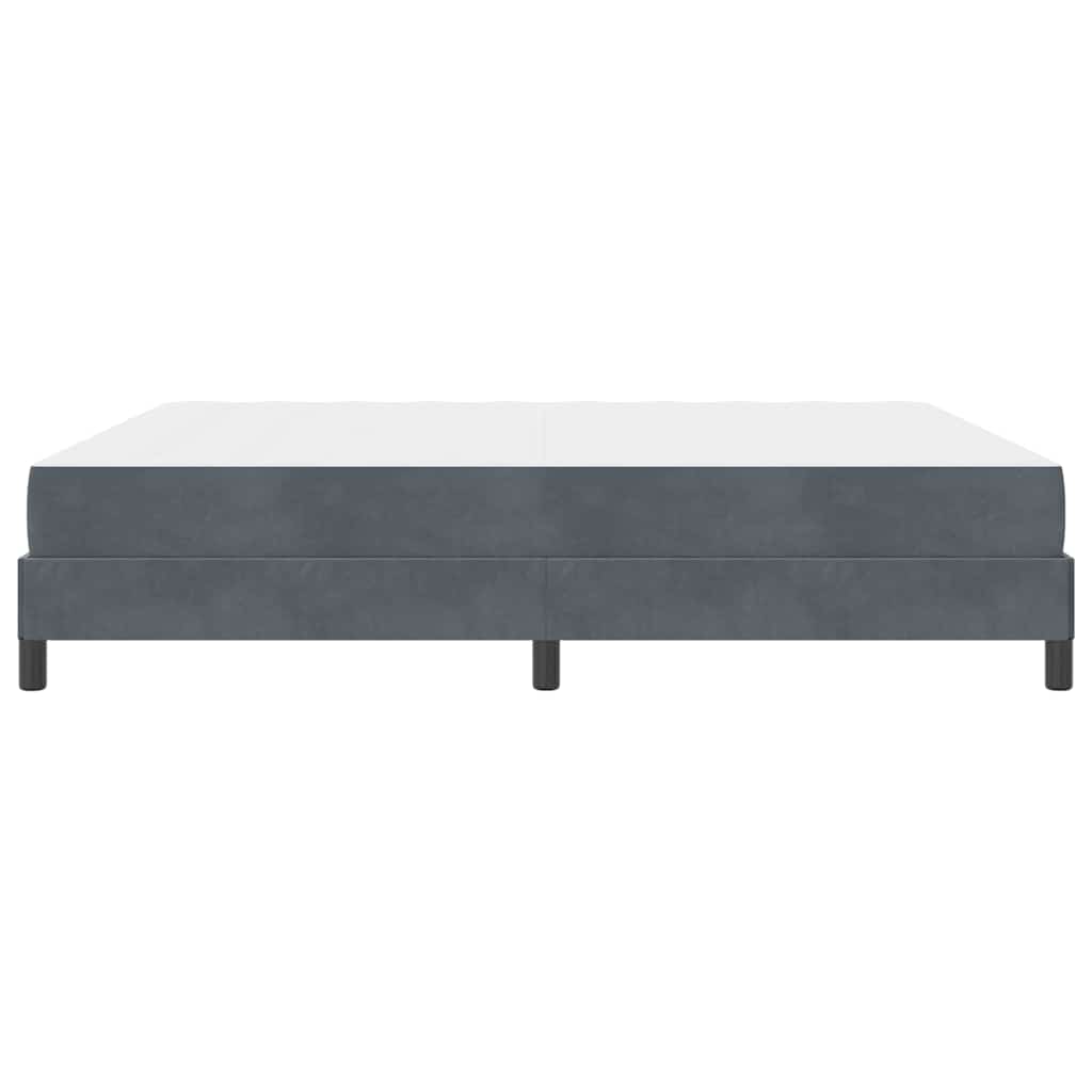Letto box spring con materasso Grigio scuro 180 x 200 cm - homemem39