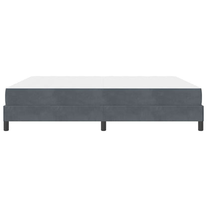 Letto box spring con materasso Grigio scuro 180 x 200 cm - homemem39