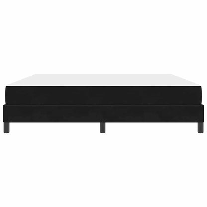 Letto box spring con materasso Nero 180 x 200 cm Velluto - homemem39