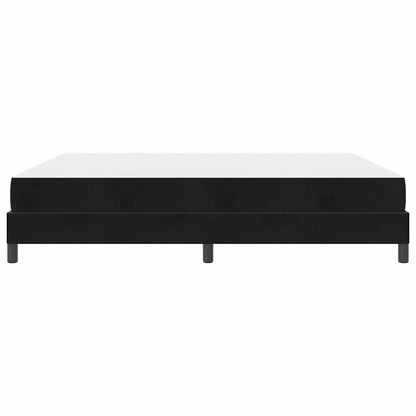 Letto box spring con materasso Nero 180 x 200 cm Velluto - homemem39