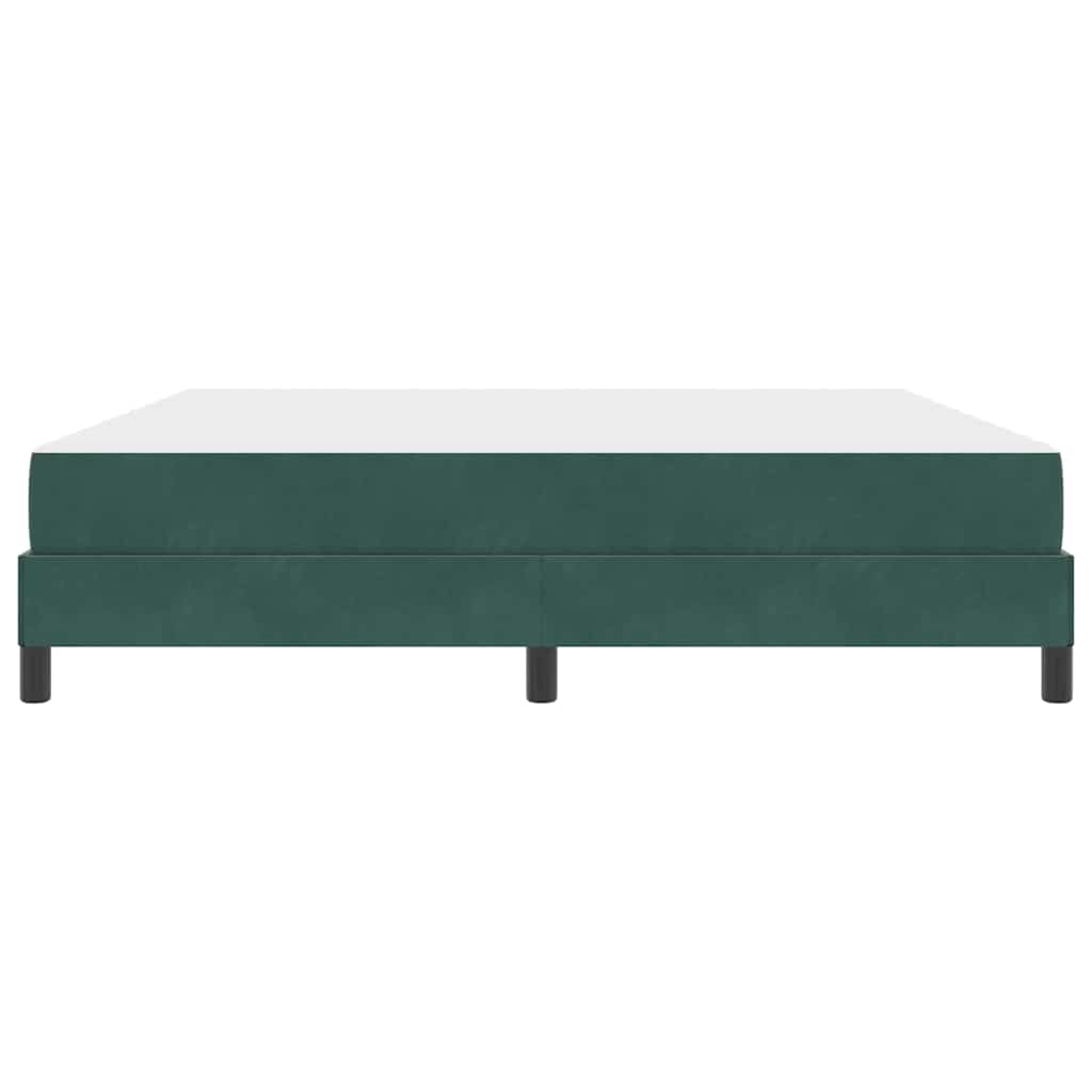 Letto box spring con materasso Verde Scuro 180 x 200 cm Velluto - homemem39