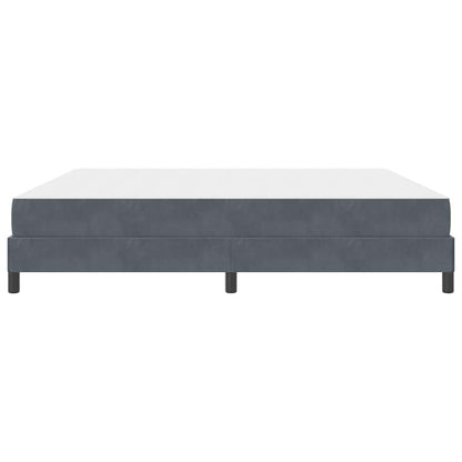 Letto box spring con materasso Grigio scuro 200 x 200 cm - homemem39