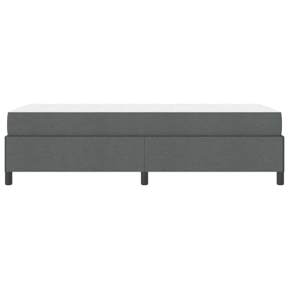 Letto a molle Grigio scuro e Nero 80 x 200 cm