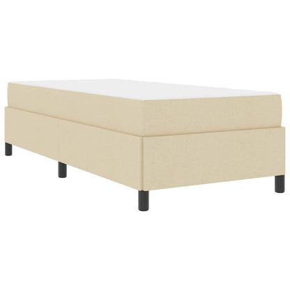 Letto a molle Crema e Nero 80 x 200 cm