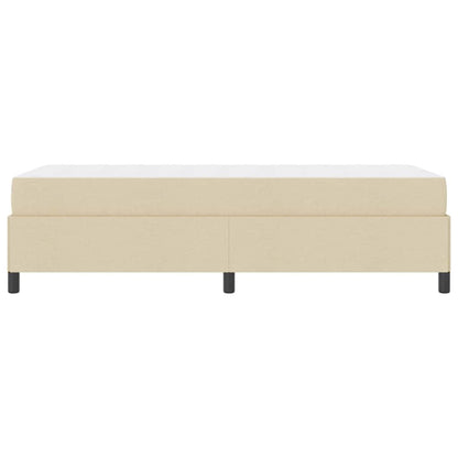 Letto a molle Crema e Nero 80 x 200 cm