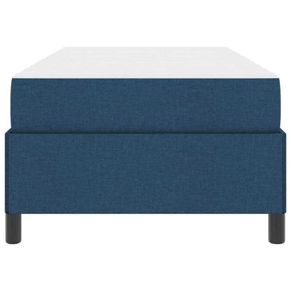 Letto a molle Blu e Nero 80 x 200 cm
